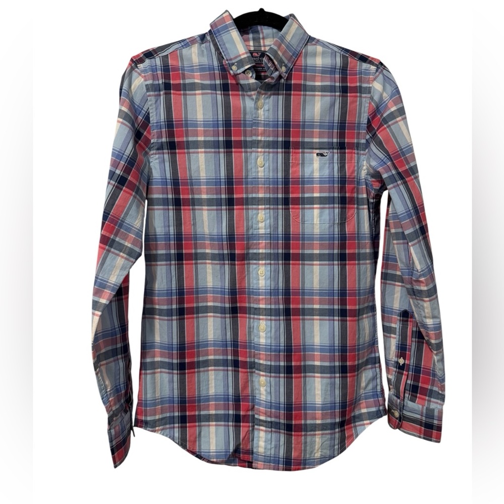 Vineyard Vines Men's Plaid Shirt (Size XS)